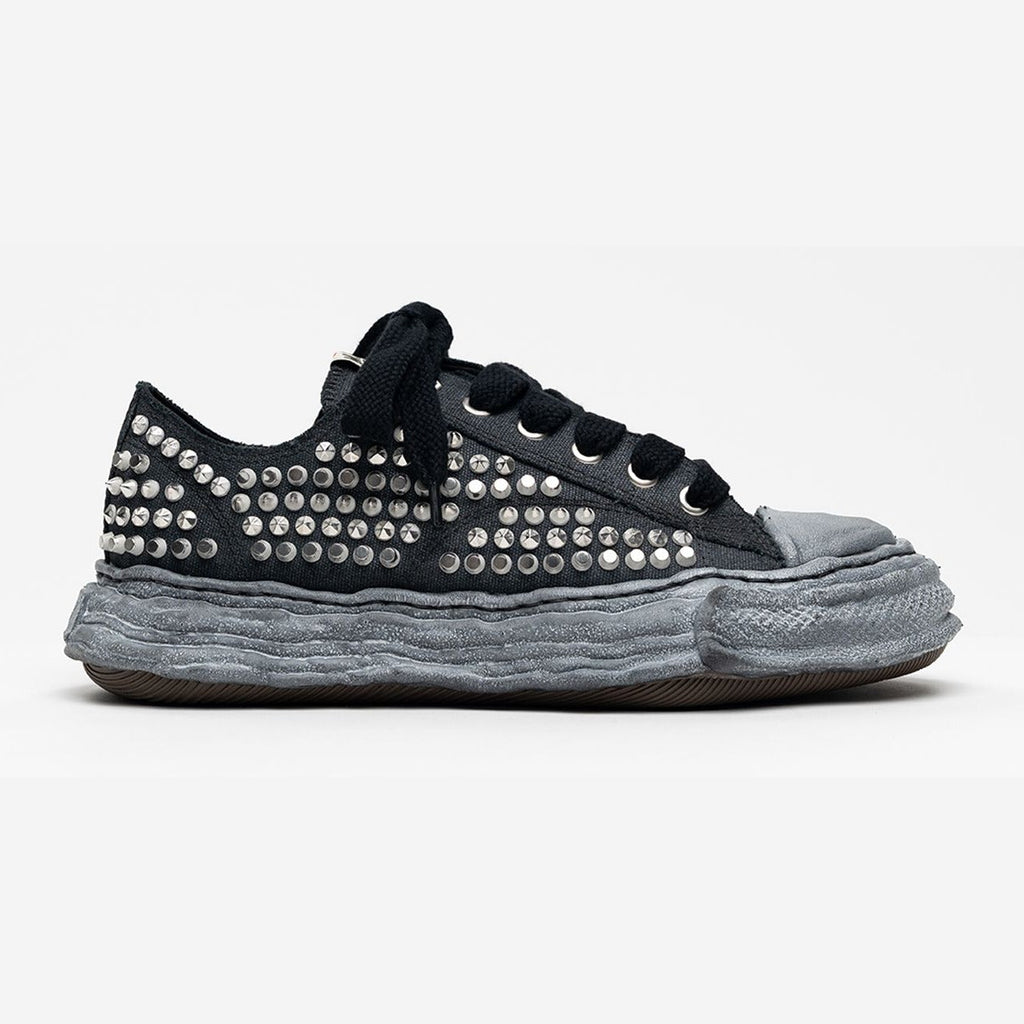 Maison Mihara Yasuhiro Men's Peterson 23 OG Sole Canvas Low Studded Black