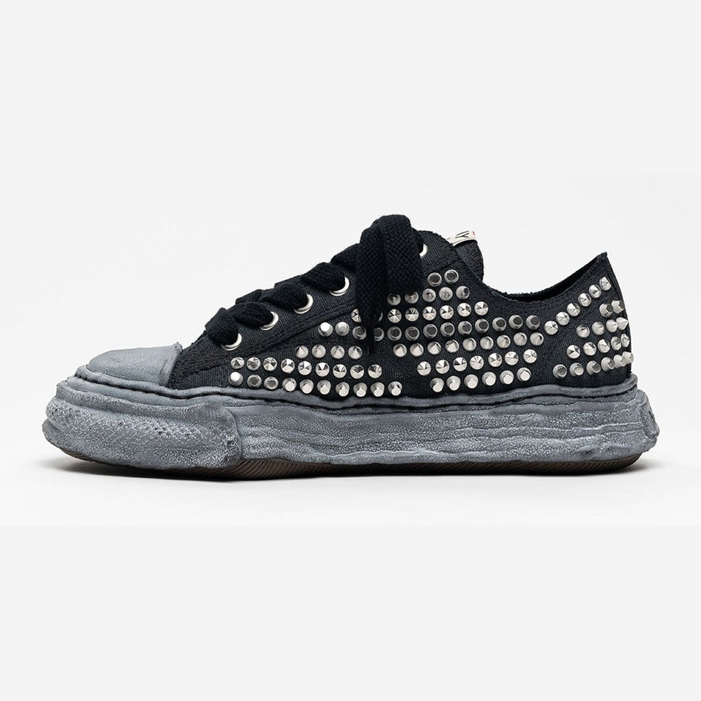 Maison Mihara Yasuhiro Men's Peterson 23 OG Sole Canvas Low Studded Black