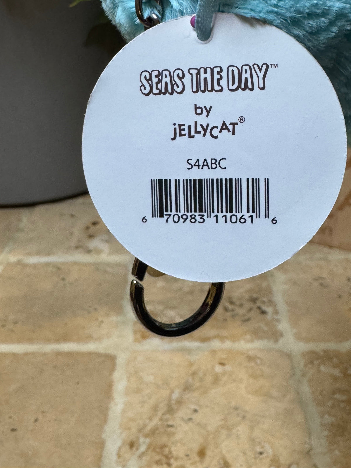 Jellycat Seas The Day Narwhal Bag Charm