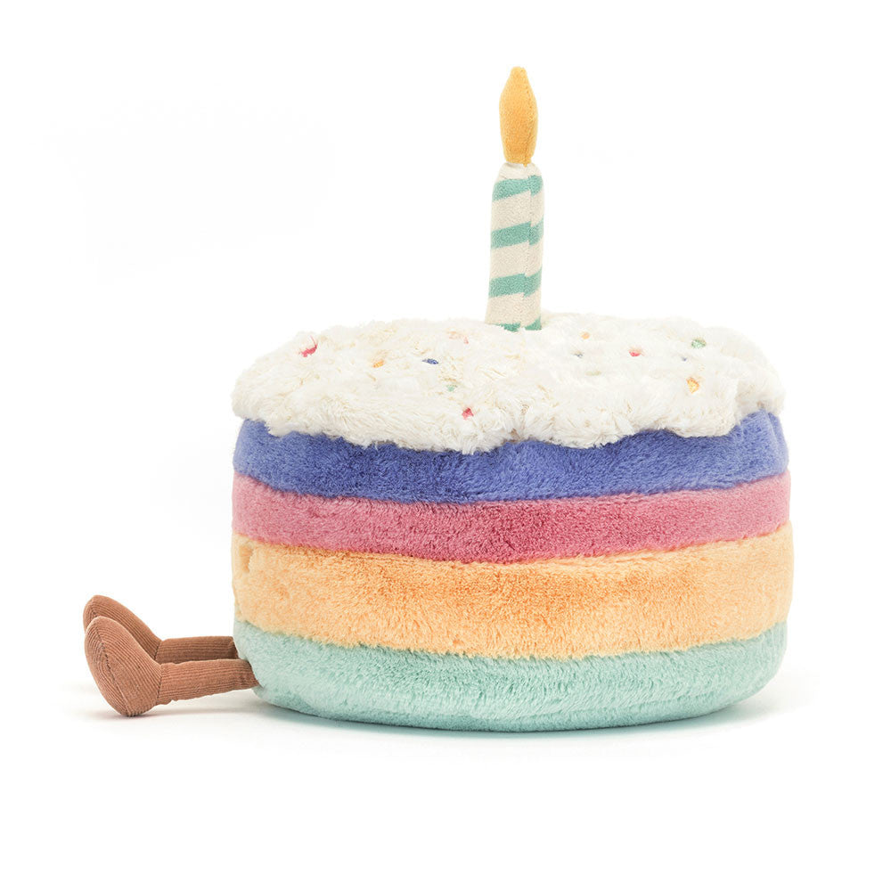 Jellycat Amuseables Regenbogen-Torte 26 cm