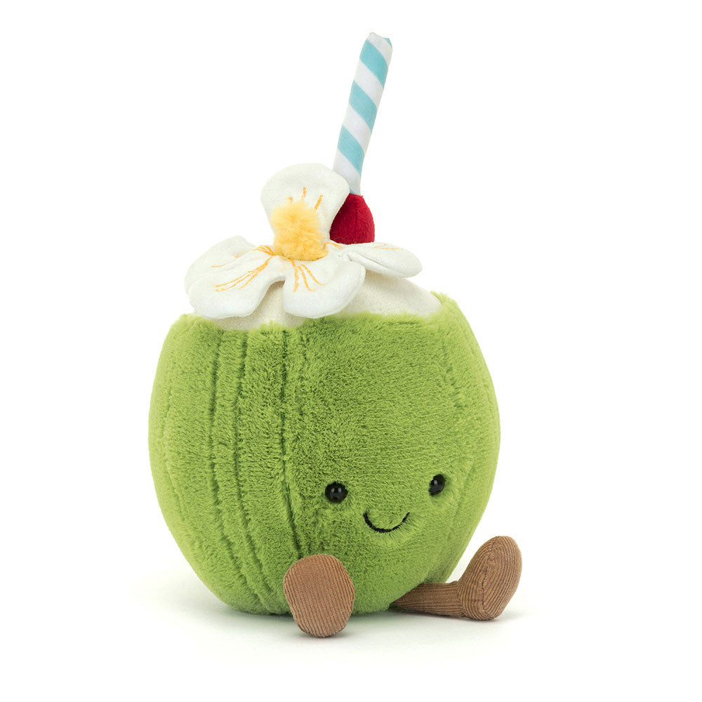 Jellycat Amuseables Aruba Kokosnuss 15 cm