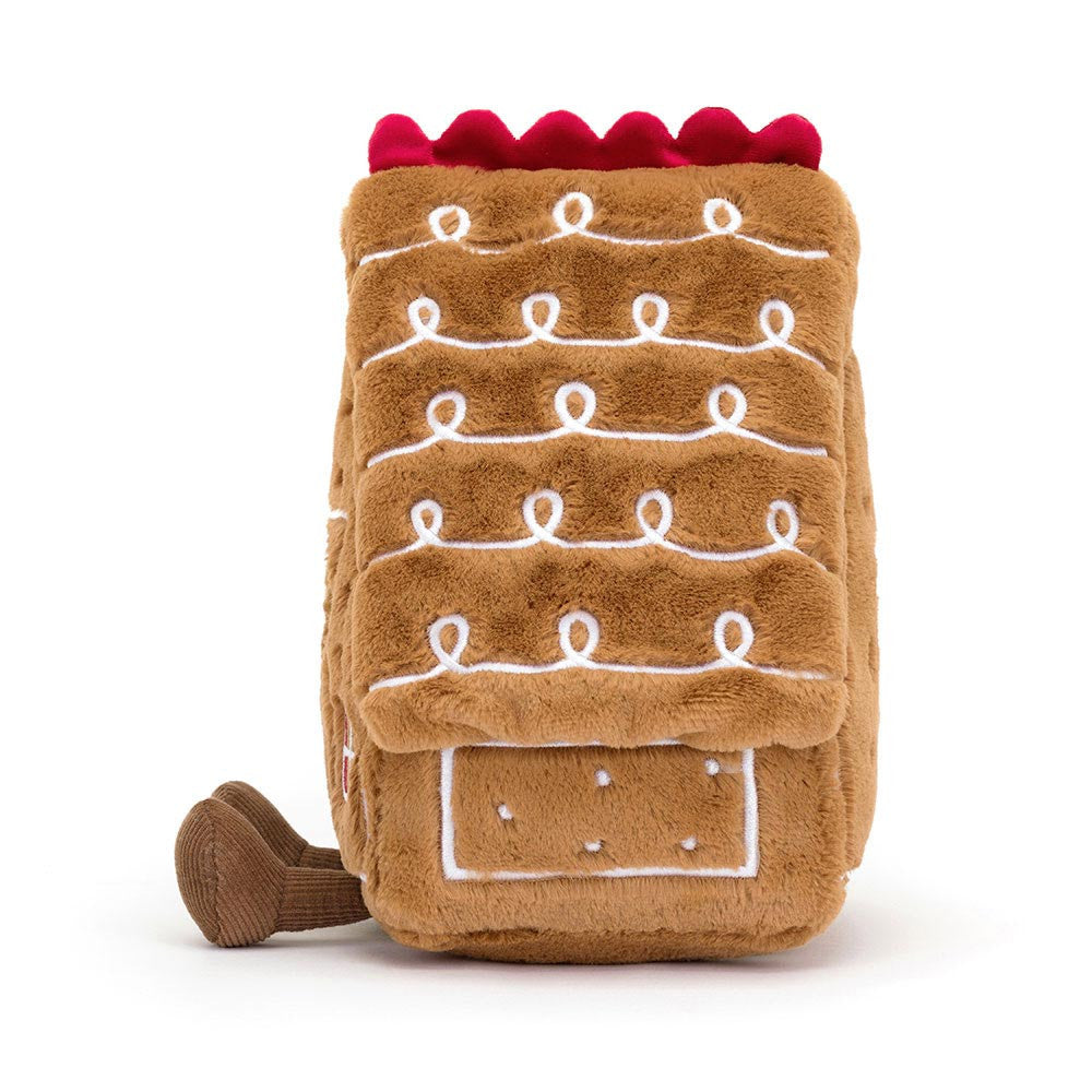 Jellycat Amuseables Lebkuchenhaus 22 cm