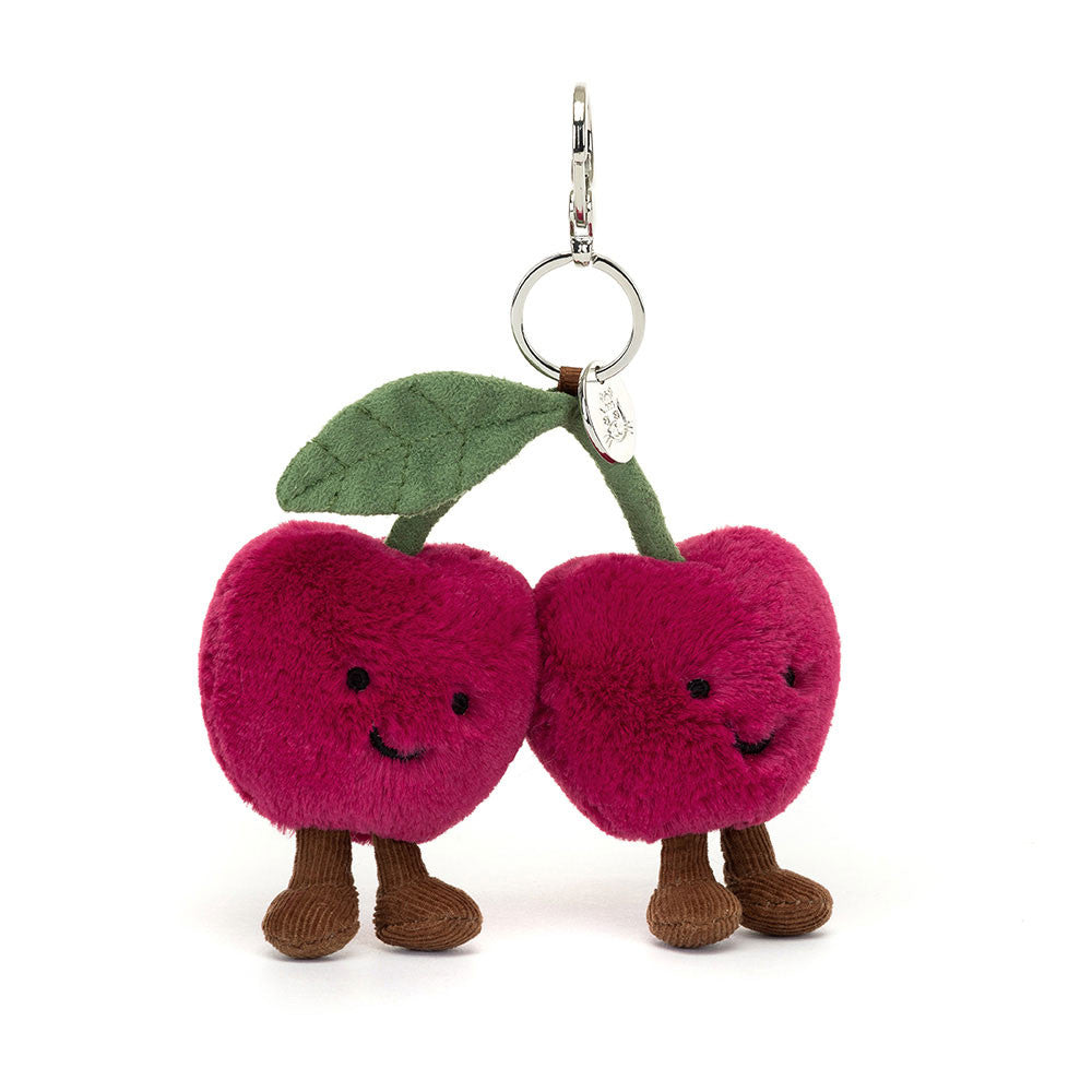 Jellycat Amuseables Cherries Bag Charm 16cm