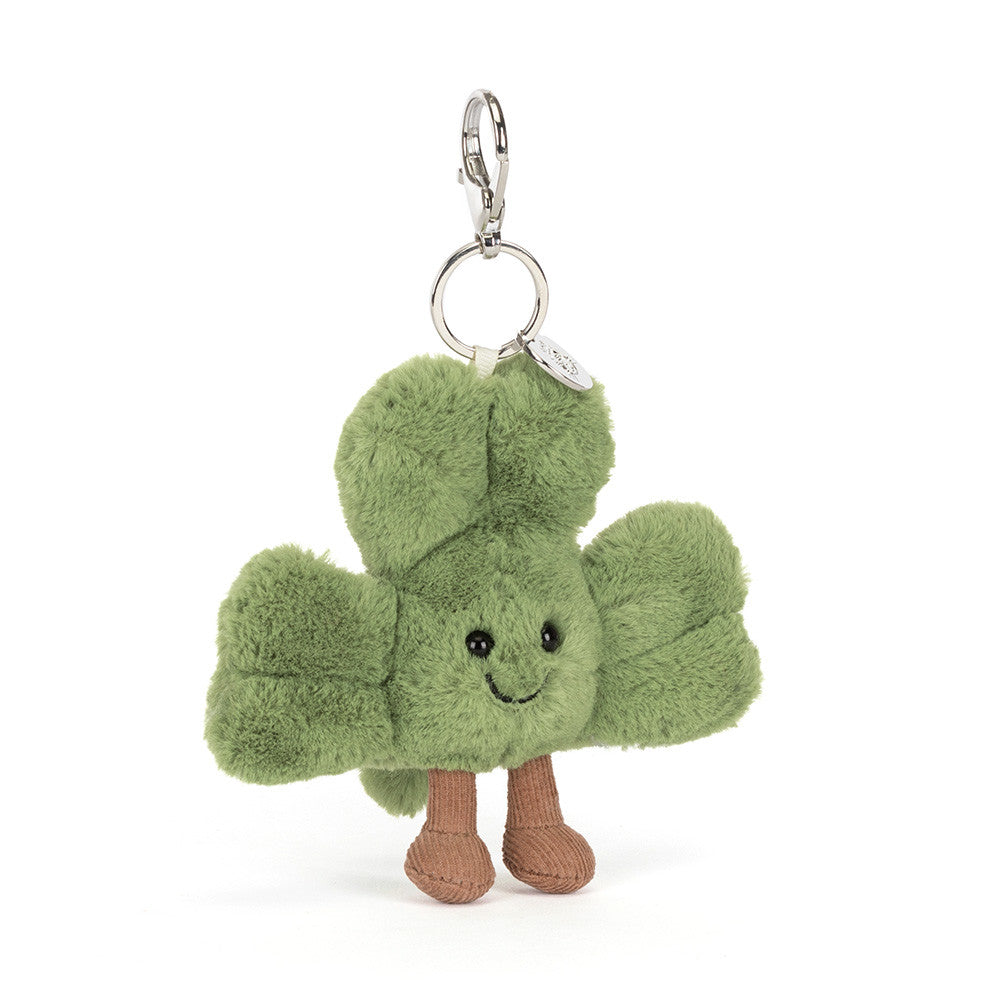 Amuseables Siofra Shamrock Bag Charm One Size JELLYCAT
