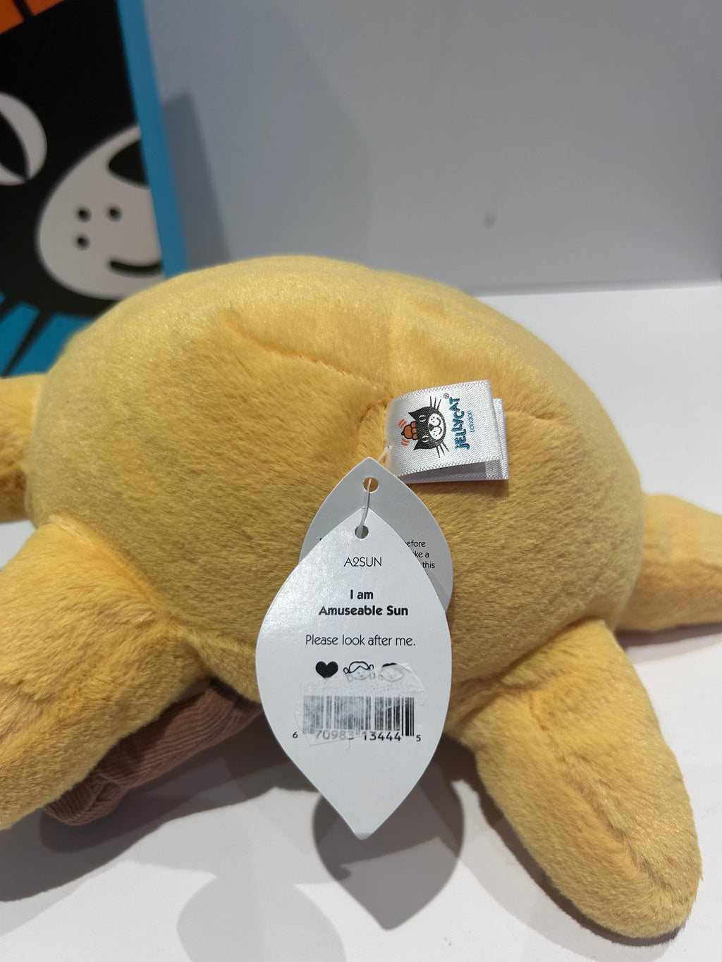 Jellycat Amuseable Sun - Leaf tag