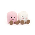 Amuseable Pink And White Marshmallows One Size JELLYCAT