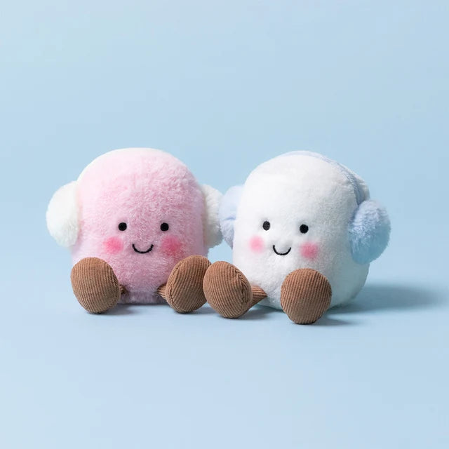 Amuseables Toastie Pink and White Marshmallows One Size JELLYCAT