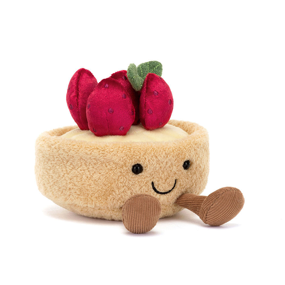Jellycat Amuseables Fleurette Tarte Aux Fraises 11cm