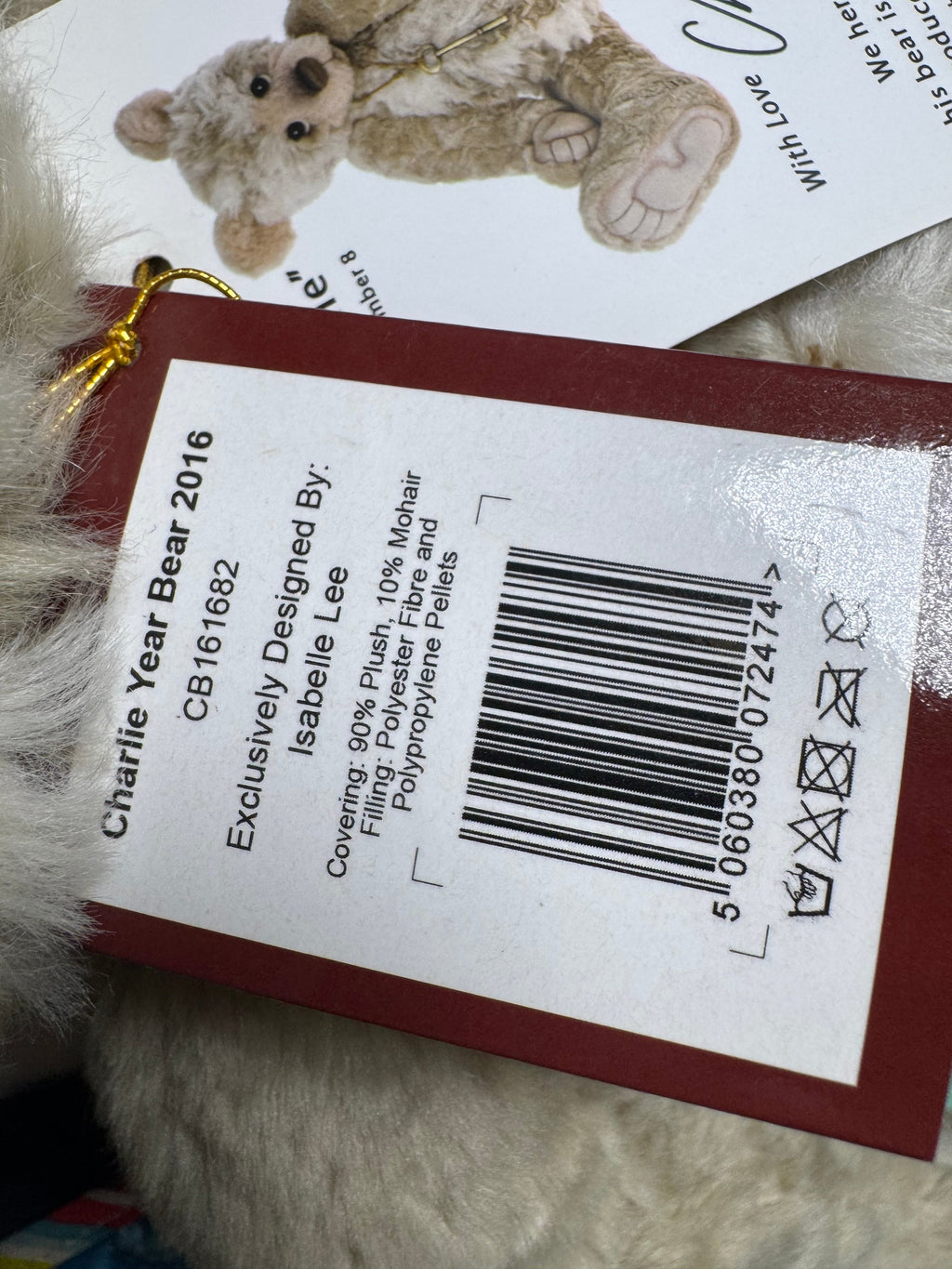 Charlie Bears | Charlie year bear 2016 CB161682