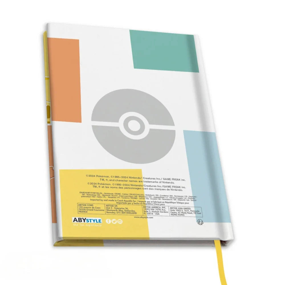 Pokémon Kanto Starters A5 Notebook