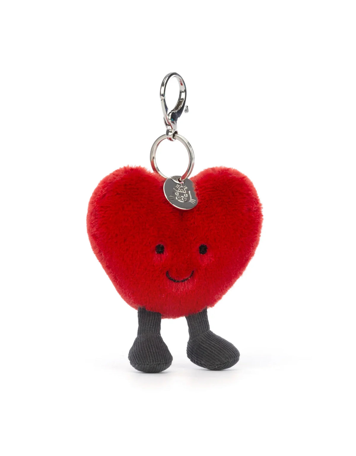 Amuseable Heart Bag Charm One Size Jellycat