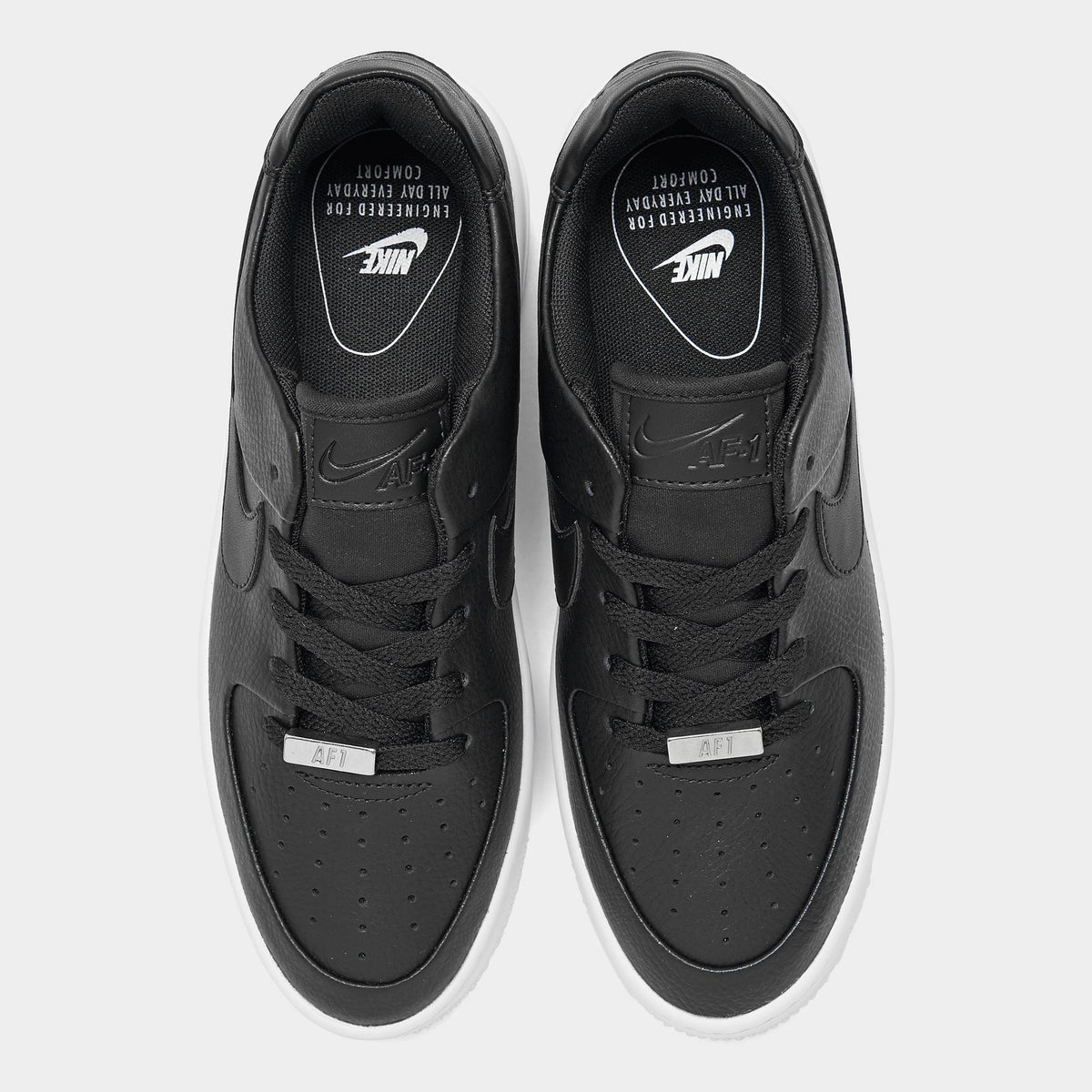 [ar5339-002] Womens Nike Air Force 1 Sage Low 'black White'