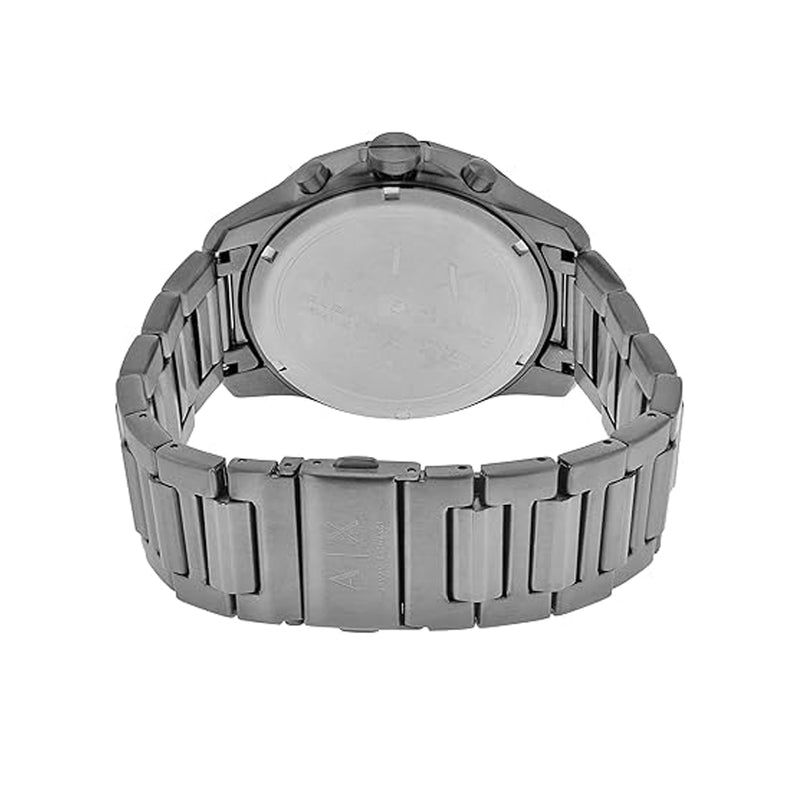 Armani Exchange Drexler AX2603 Herren-Chronograph – Graues Zifferblatt mit Edelstahlarmband