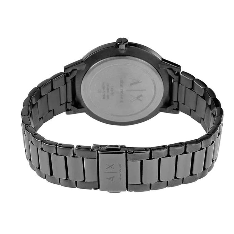 Armani Exchange Cayde AX2722 Herren-Analog-Uhr – Graues Zifferblatt mit passendem grauem Edelstahlarmband