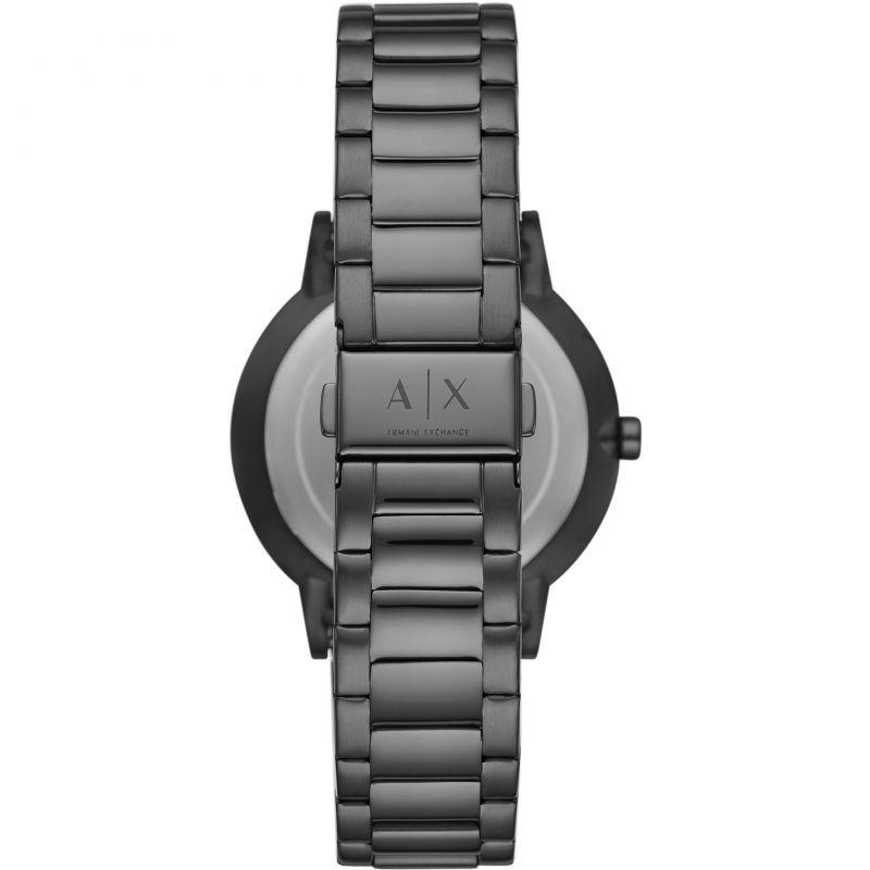 Armani Exchange Cayde AX2722 Herren-Analog-Uhr – Graues Zifferblatt mit passendem grauem Edelstahlarmband