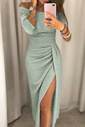 Zara | Elegant Modern Off Shoulder Dress