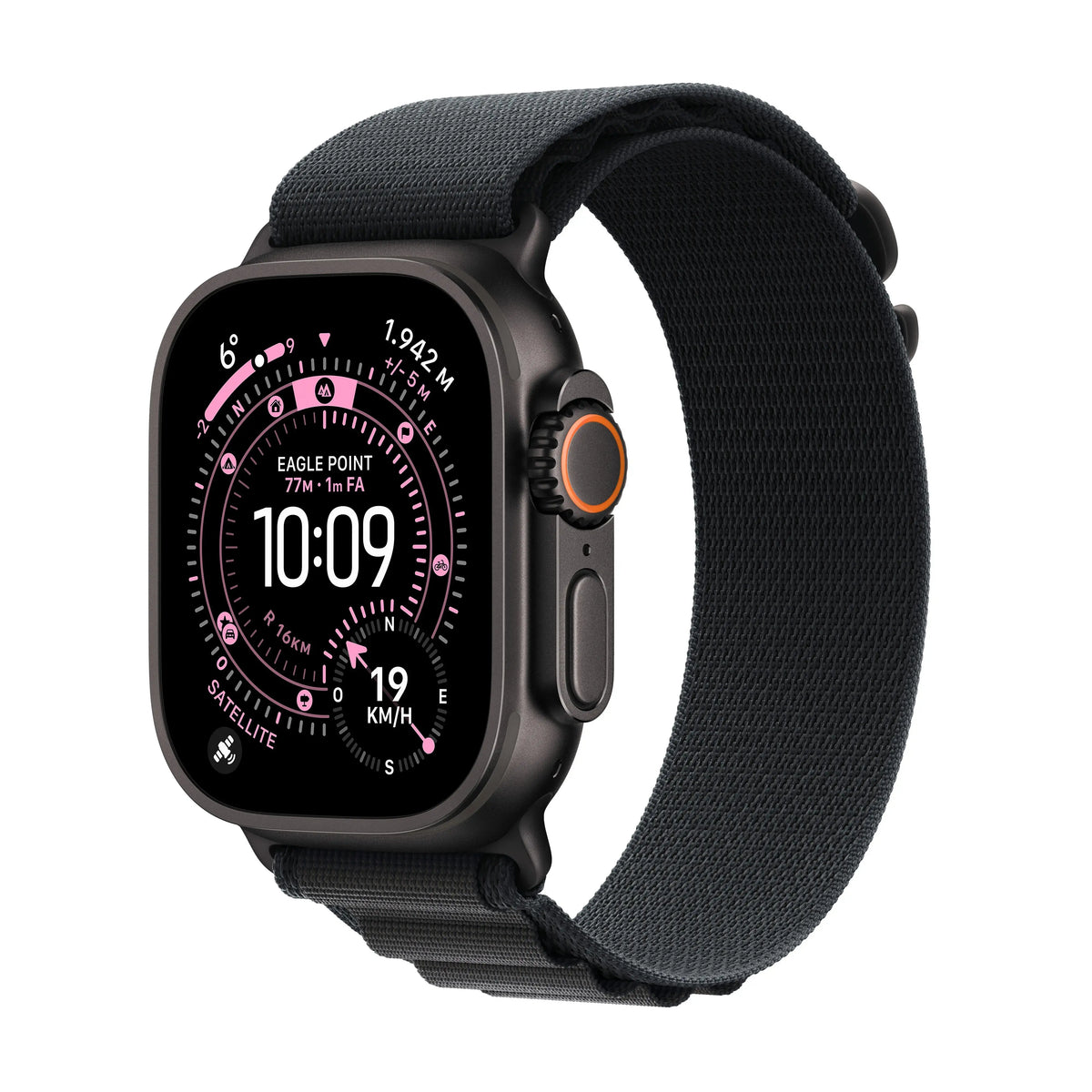 Retourenware Apple Watch Ultra 3 5G 49mm Cell Black Tit Alp Loop - S - Wie Neu