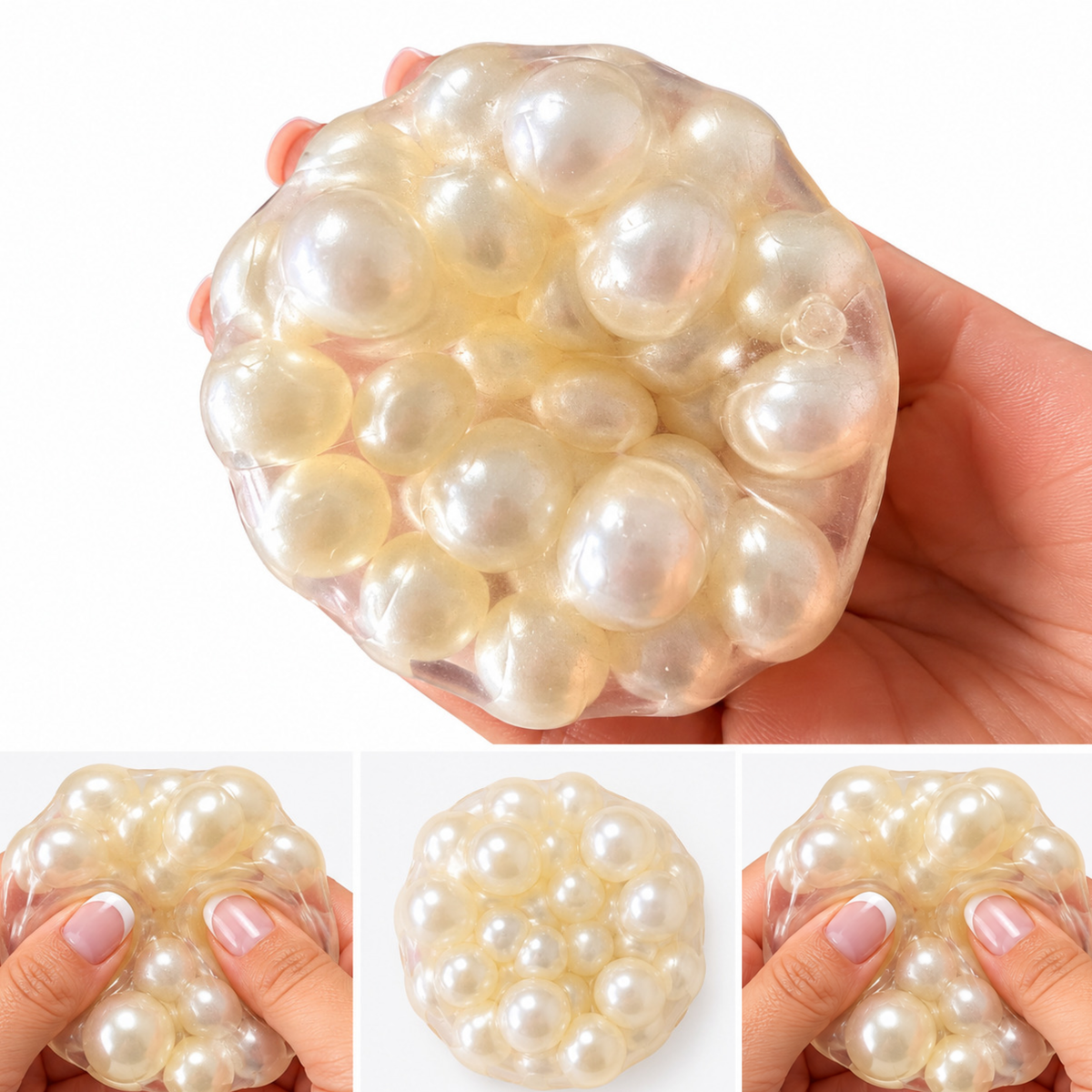 Pearl Bead Crunchy Squishy