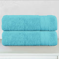 Elegant Comfort 2-Piece Turkish Cotton Three Line Popcorn Bath Towel Set, 27 x 54 inch