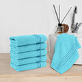 Elegant Comfort 6 Pack Premium Turkish Cotton Washcloths Set, 13 x 13 inch