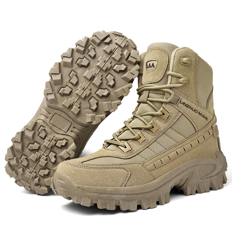 Men’s Military Training Boots – Durable Outdoor Hiking Shoes