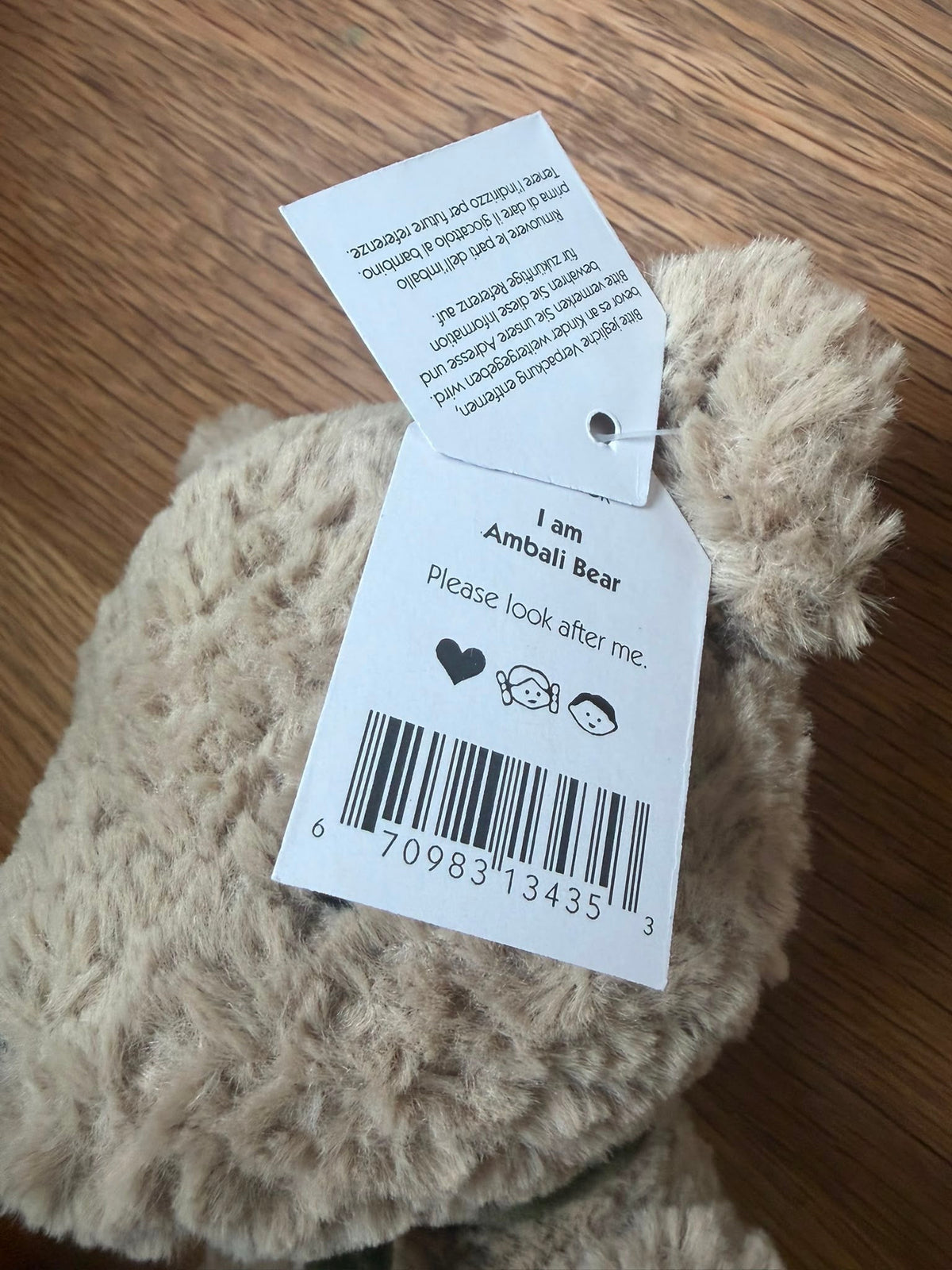 Jellycat Ambali Bear