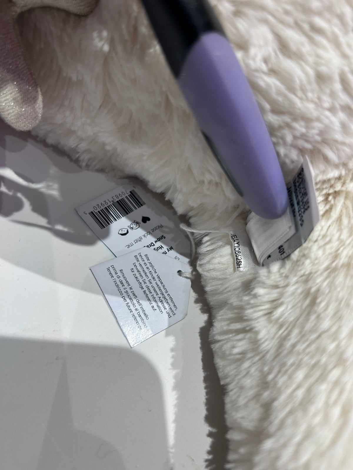 Jellycat Huge Snow Dragon - Tagged