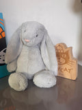 Jellycat Large Silver Bashful Bunny // With paws