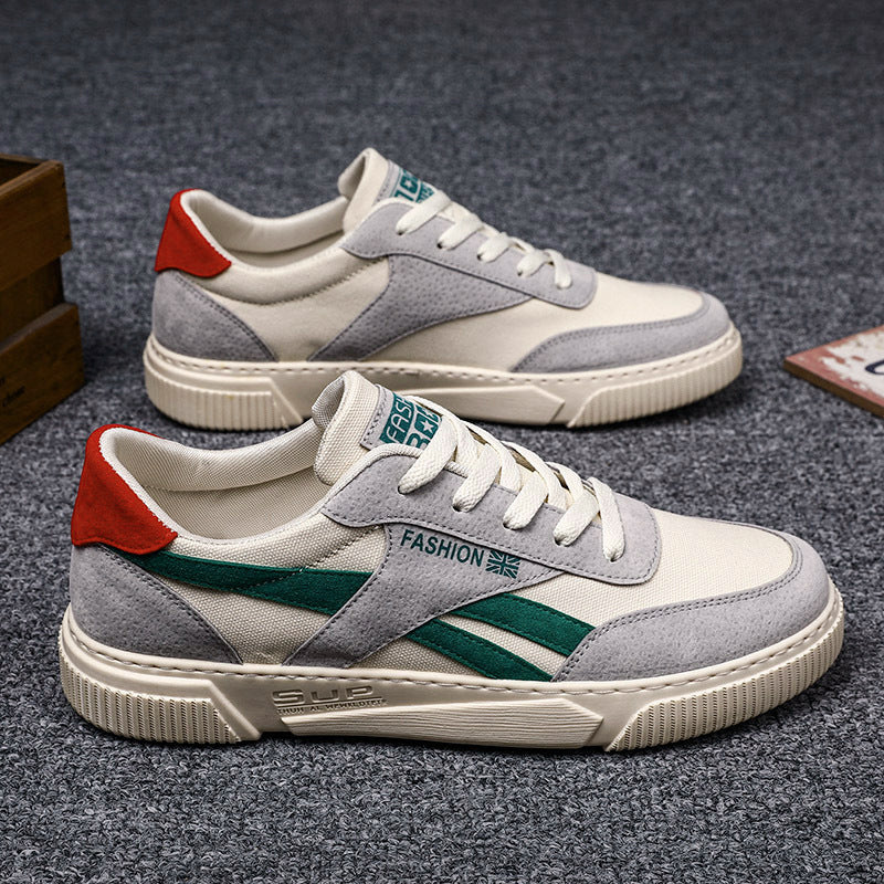 Sports Shoes For Men With Trendy Board Style And Outdoor Canvas Versatility