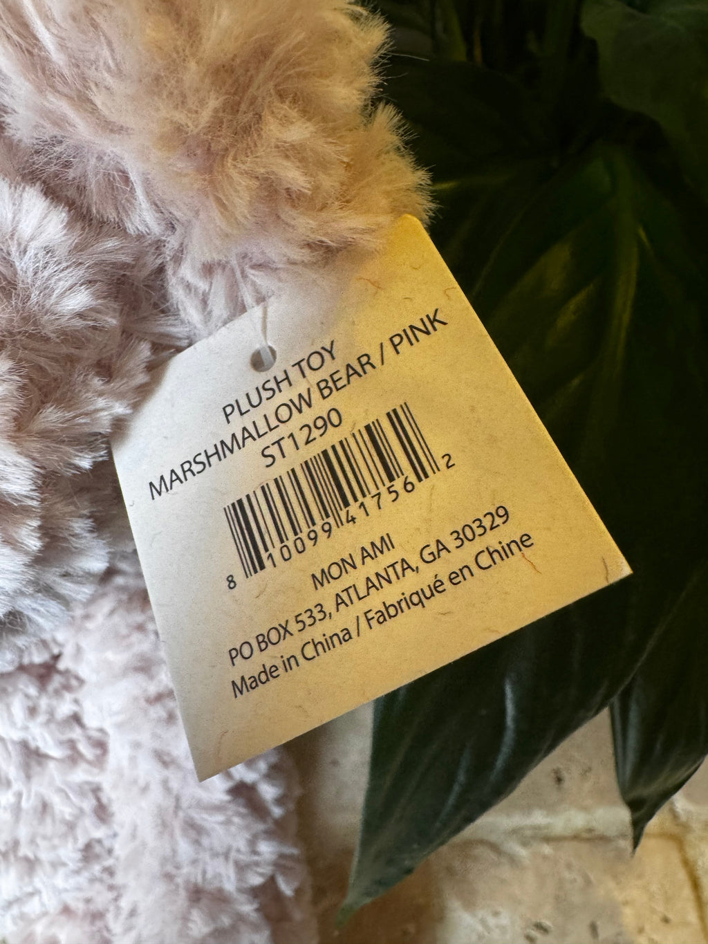 Mon Ami | Marshmallow Bear | Pink