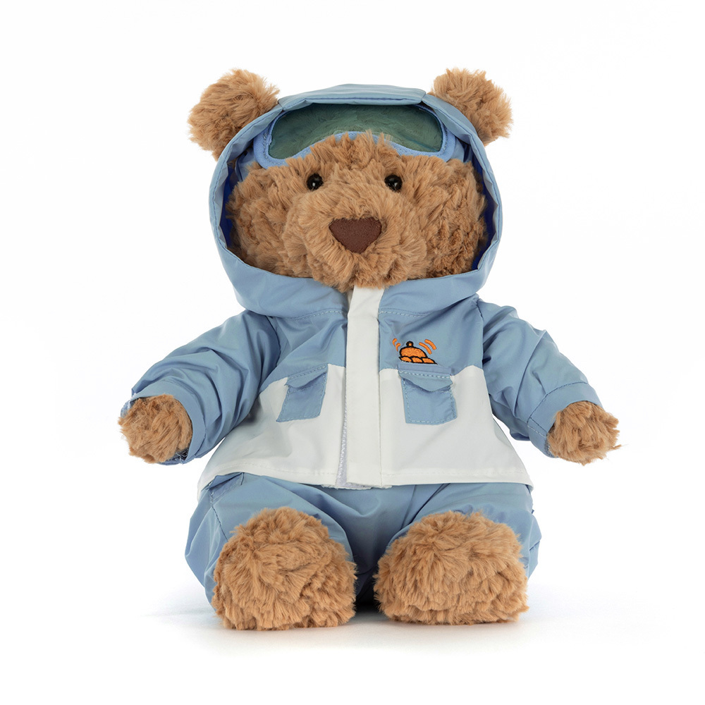 Jellycat Bartholomew Bear Snow Suit 26cm
