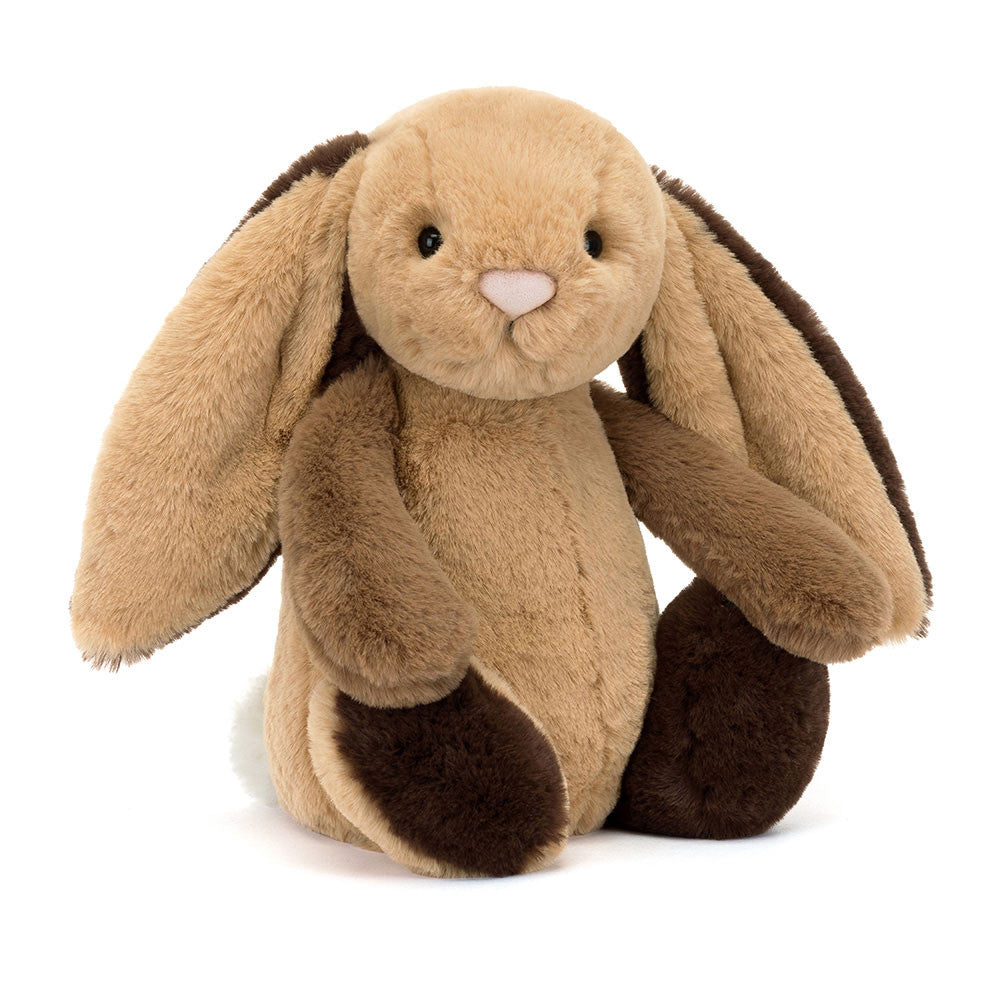 Jellycat Bashful Hase Patchwork Braun 31 cm