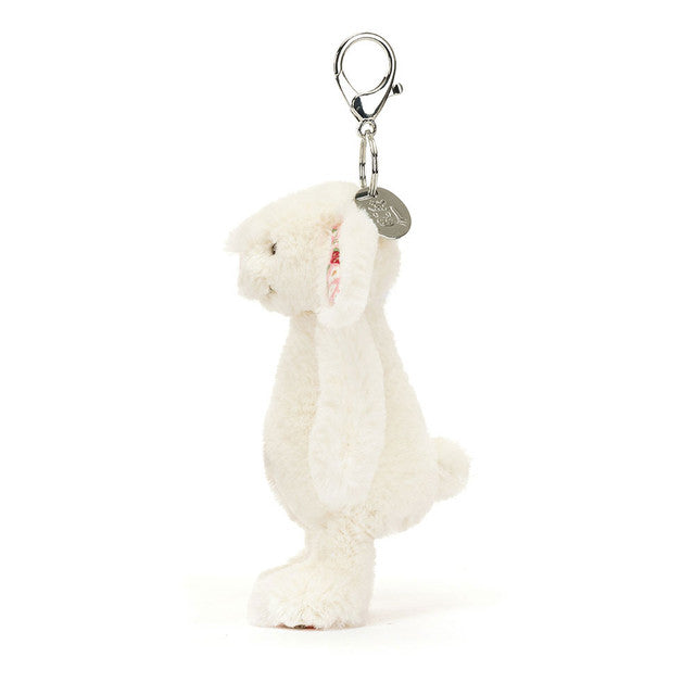 Blossom Cream Bunny 'Berry' Bag Charm One Size JELLYCAT