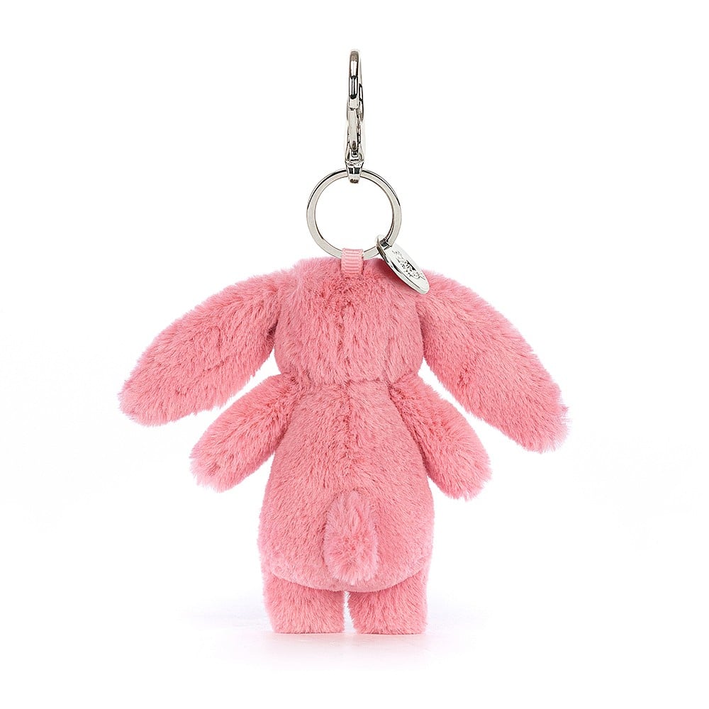 Bashful Bunny Pink Bag Charm One Size JELLYCAT