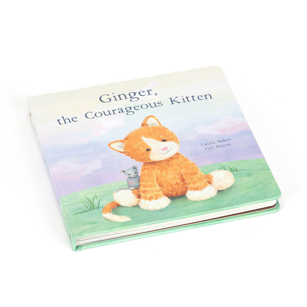 Jellycat Buch Ginger, das mutige Kätzchen 23 cm