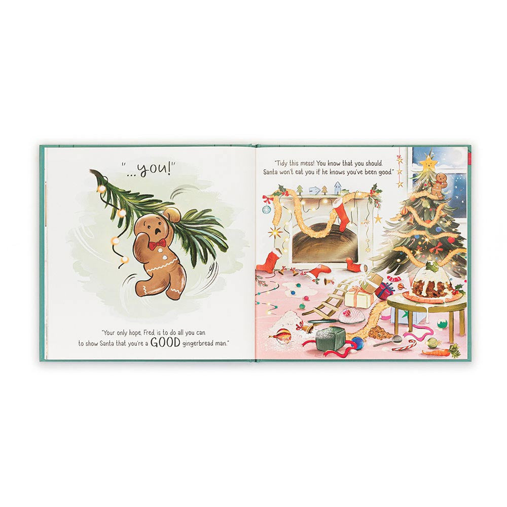 Jellycat Lebkuchenmann Fred Buch