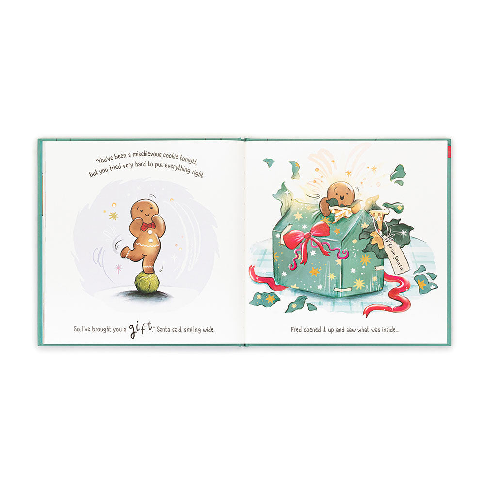Jellycat Lebkuchenmann Fred Buch