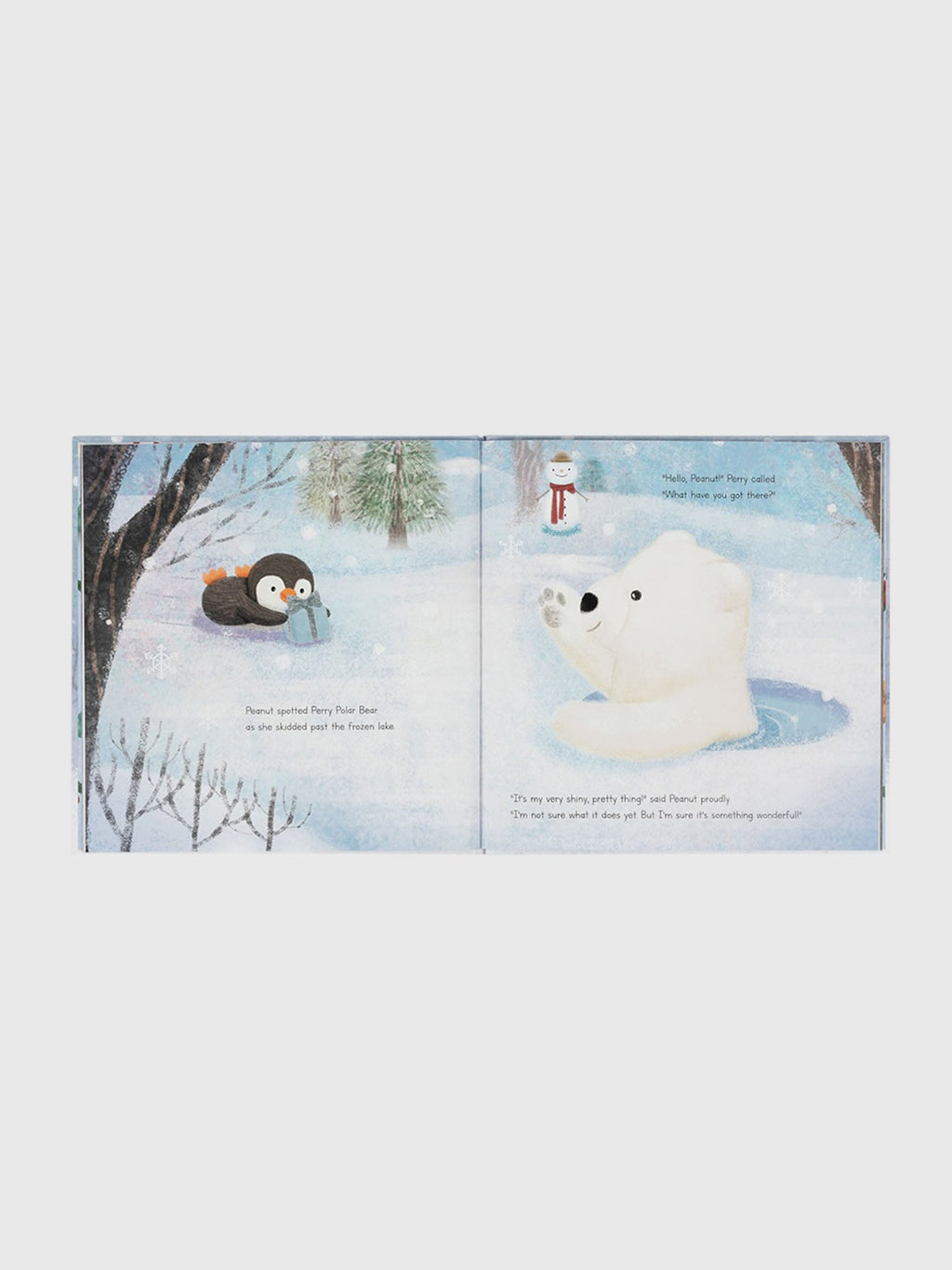 Jellycat Peanut Penguin's Perfect Present Book