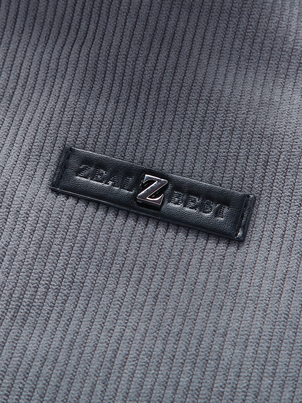 Teddy Lined Zip Up Corduroy Jacket