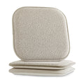 Elegant Comfort 2 Pack Textured Chair Cushion Covers - Skid-Proof Rubber Backing