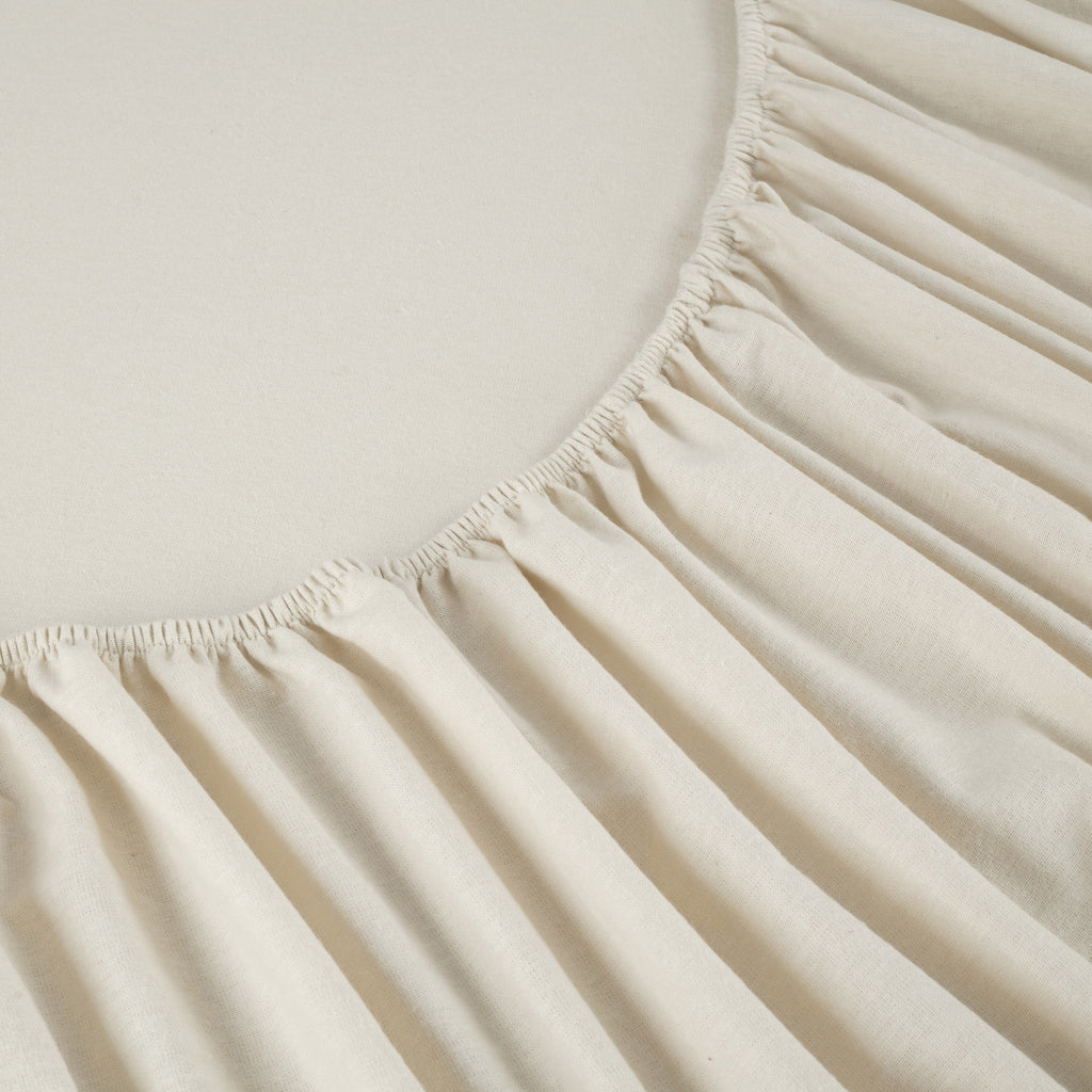 Kathy Ireland 100% Turkish Cotton Solid Flannel Sheet Set