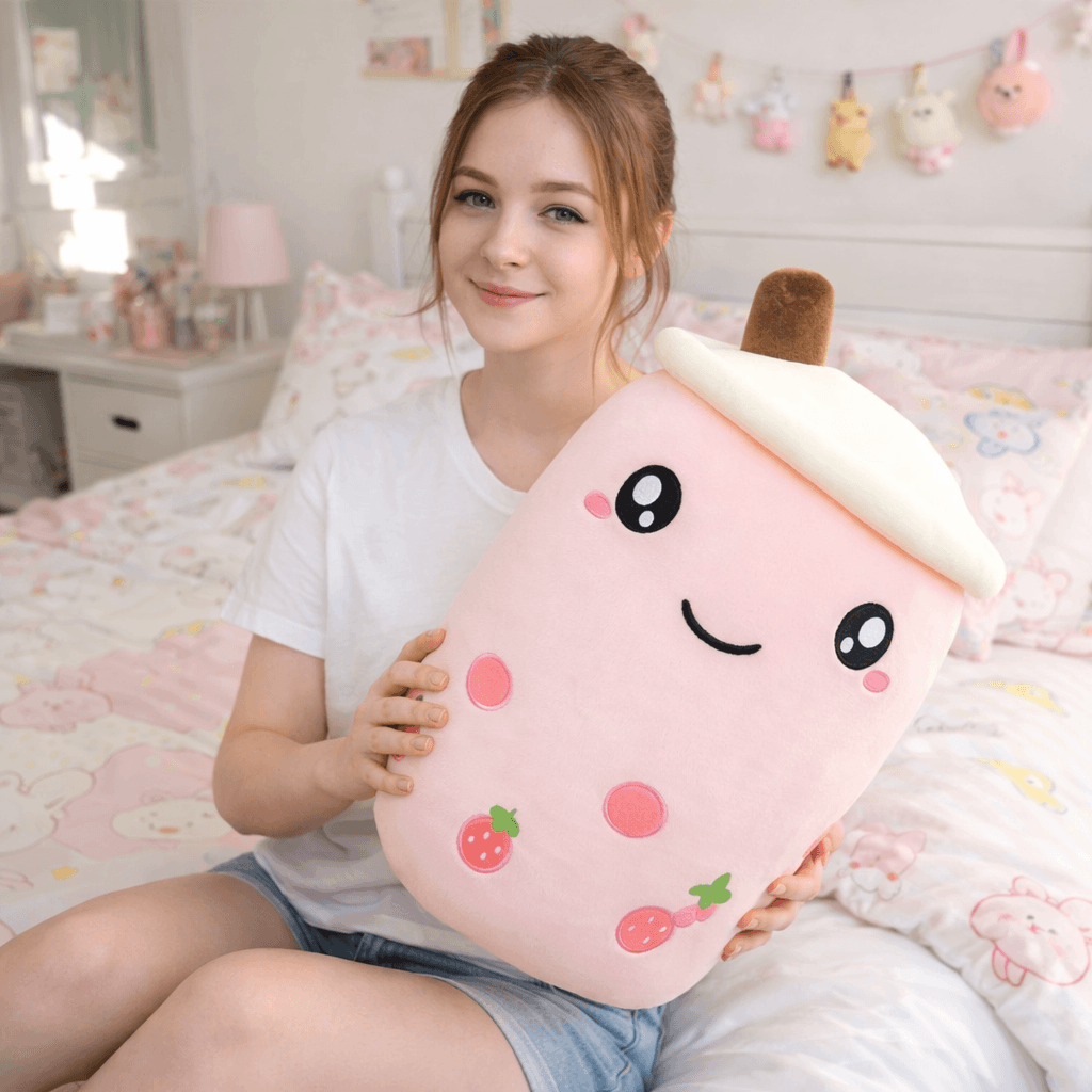 The Bubble Tea Family Fruit Plushies Collection