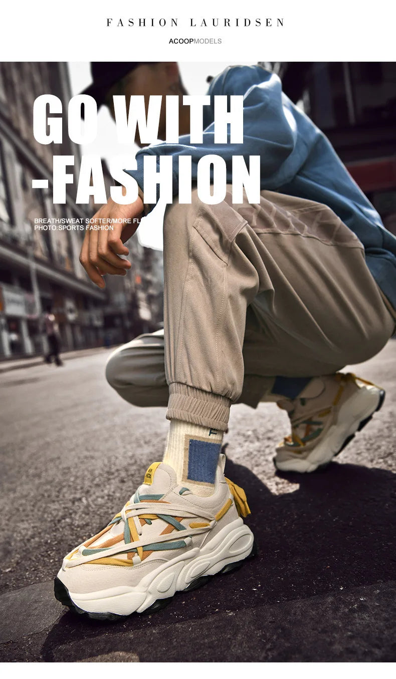 Men’s Casual Fashion Sneakers Breathable Loafers Running Sports Shoes