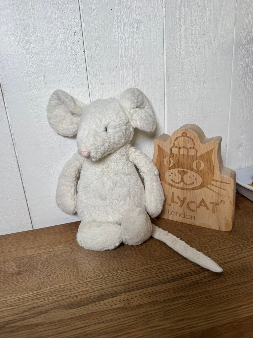 Jellycat Cream Bashful Mouse