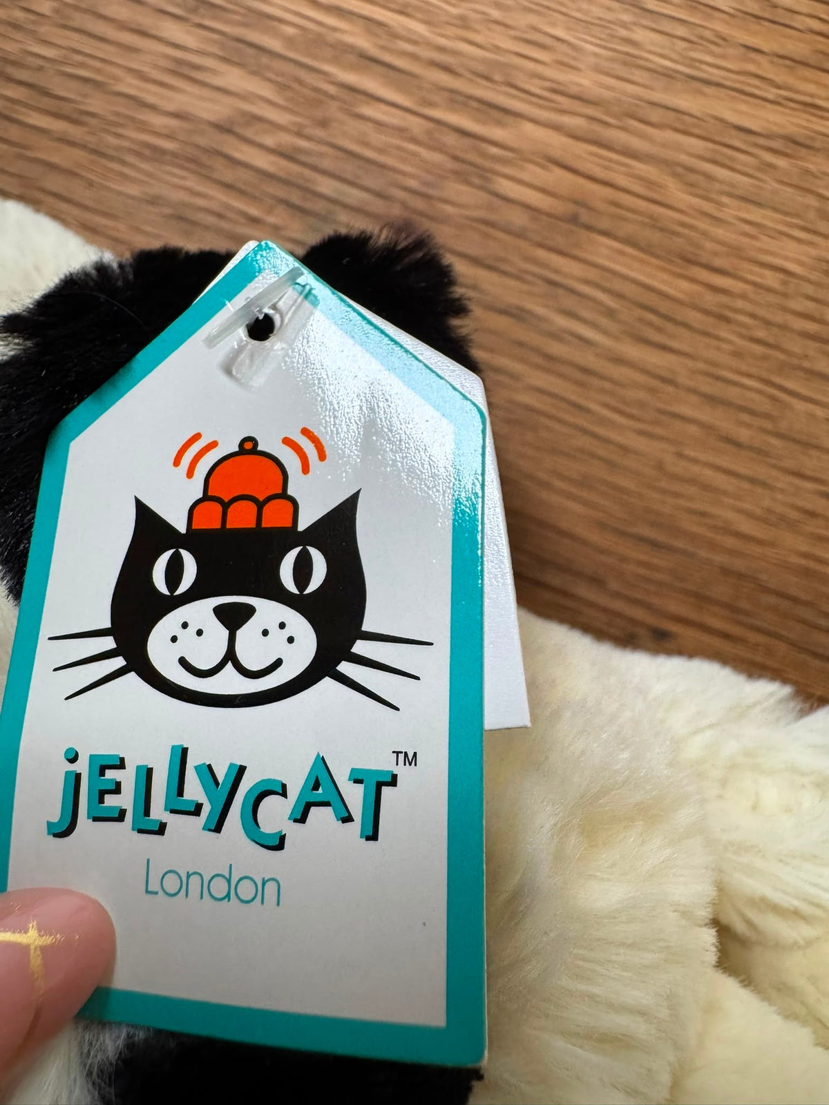 Jellycat Bashful Black & Cream Puppy Bag