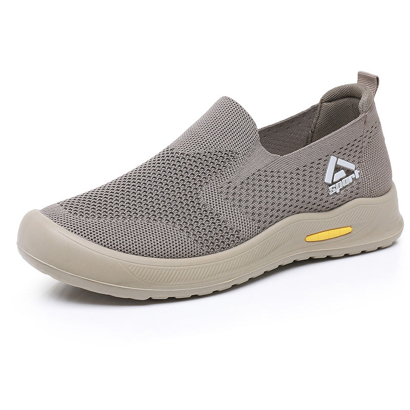 Men's Outdoor Thick-Soled Breathable Sneakers with Soft Comfort Soles