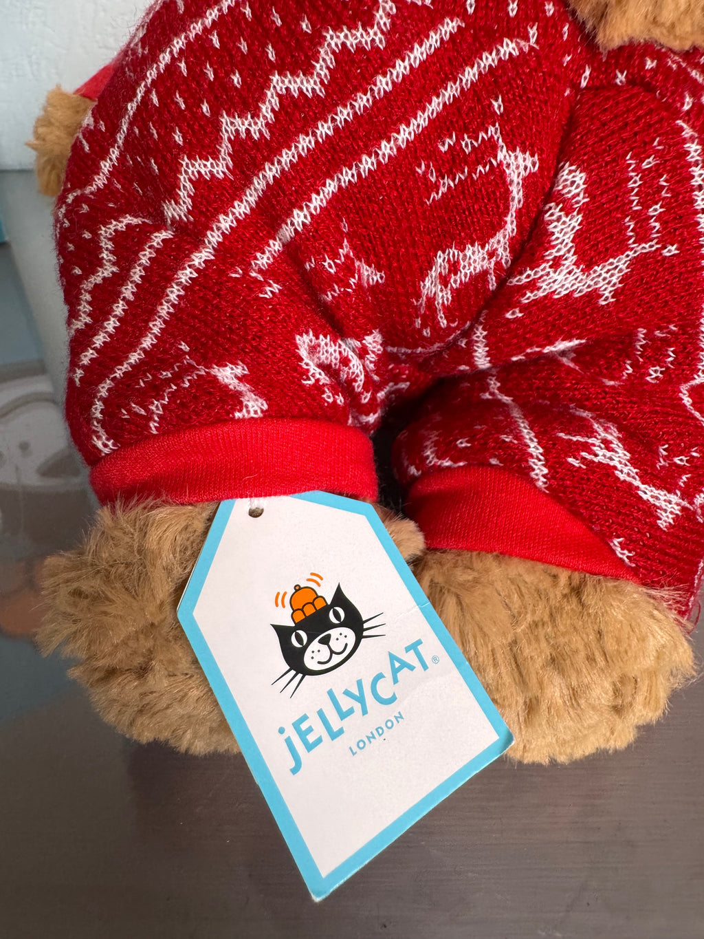Jellycat Bartholomew Bear in Winter Pyjamas
