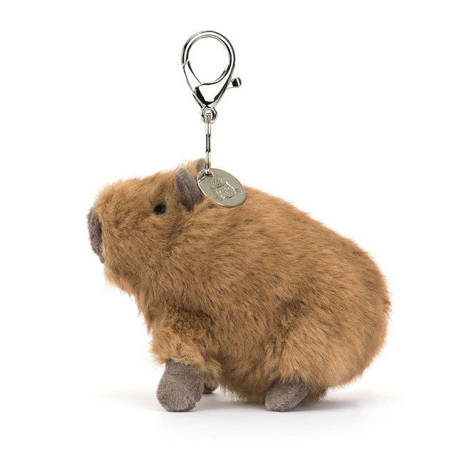Clyde Capybara Bag Charm One Size JELLYCAT