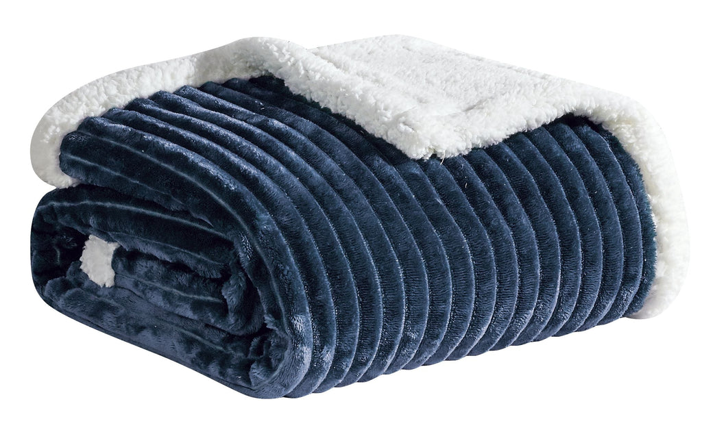 Corduroy Sherpa Blanket – Throw, Queen & King Sizes – Ultra Soft, Reversible, Cozy & Stylish