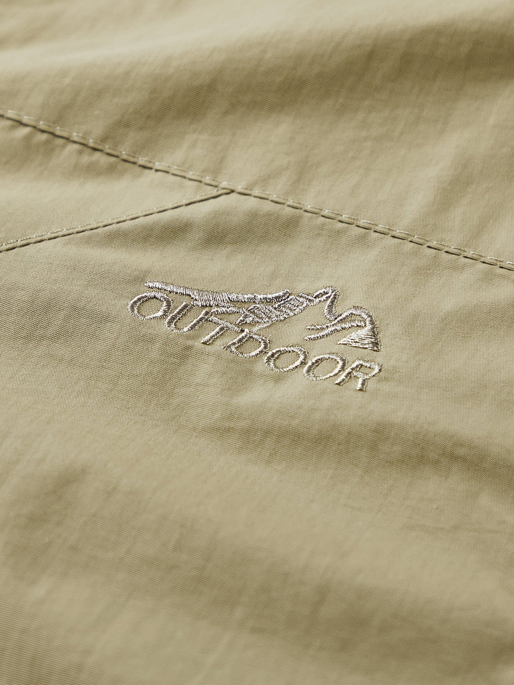 Zip-Up Detachable-Hood Windbreaker Jacket